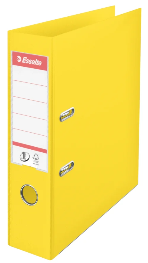 BIBLIORAFT PLASTIFIAT INT-EXT 7.5CM GALBEN VIVIDA NR1 ESSELTE