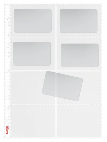 FOLIE PROTECTIE A4 PENTRU CARTI DE VIZITA 10/SET 105 MICRONI ESS