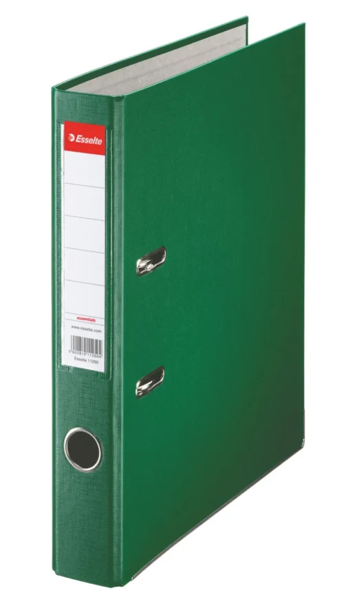 BIBLIORAFT PLASTIFIAT 5CM VERDE ECONOMY ESSELTE