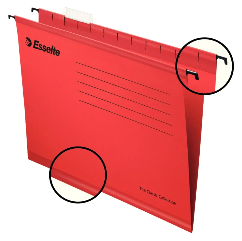DOSAR SUSPENDABIL ROSU STANDARD PENDAFLEX ESSELTE