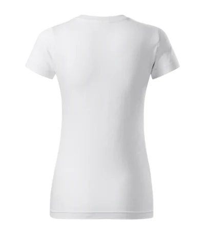 Tricou pentru damă BASIC FREE F34 - alb