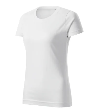 Tricou pentru damă BASIC FREE F34 - alb