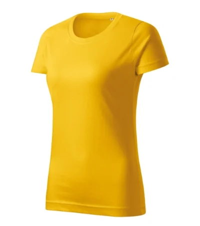 Tricou pentru damă BASIC FREE F34 - galben