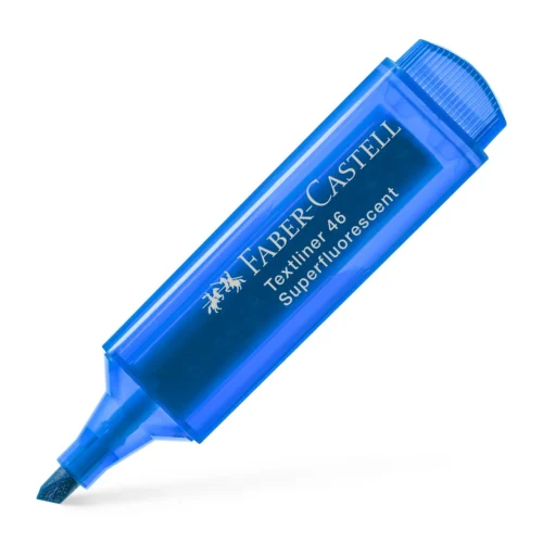 TEXTMARKER ALBASTRU SUPERFLUORESCENT 1546 FABER-CASTELL TEXTMARKER ALBASTRU SUPERFLUORESCENT 1546 FABER-CASTELL