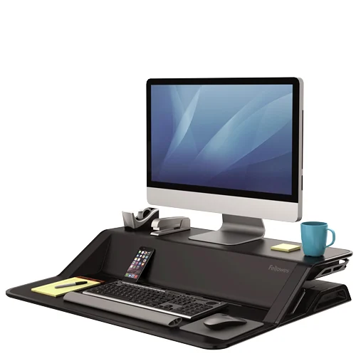 STATIE DE LUCRU SIT STAND LOTUS NEAGRA FELLOWES