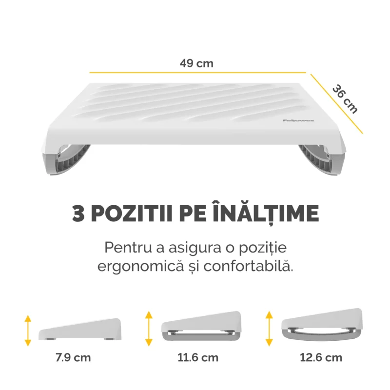 SUPORT ERGONOMIC PENTRU PICIOARE ALB BREYTA SUPORT ERGONOMIC PENTRU PICIOARE ALB BREYTA