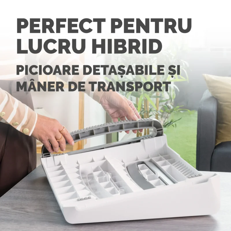 SUPORT ERGONOMIC PENTRU PICIOARE ALB BREYTA SUPORT ERGONOMIC PENTRU PICIOARE ALB BREYTA