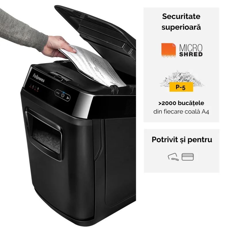 DISTRUGATOR DOC AUTOMAT AUTOMAX 200M MICROSHRED FELLOWES