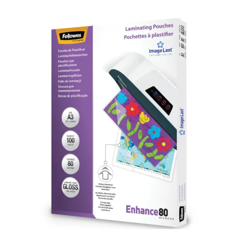 FOLIE A3 80 MICRONI 100/TOP FELLOWES FOLIE A3 80 MICRONI 100/TOP FELLOWES