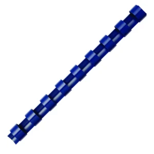 INEL PLASTIC 6MM ALBASTRU PT 2-20 COLI 25/CUTIE FELLOWES