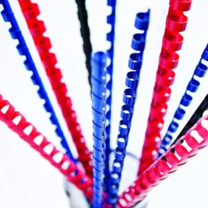 INEL PLASTIC 8MM NEGRU PT 21-40 COLI 100/CUT FELLOWES