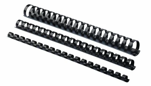 INEL PLASTIC 10MM NEGRU PT 41-55 COLI 100/CUT FELLOWES