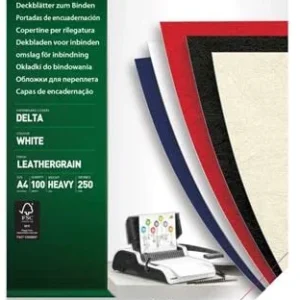 COPERTI CARTON A4 ALB 100/TOP FELLOWES