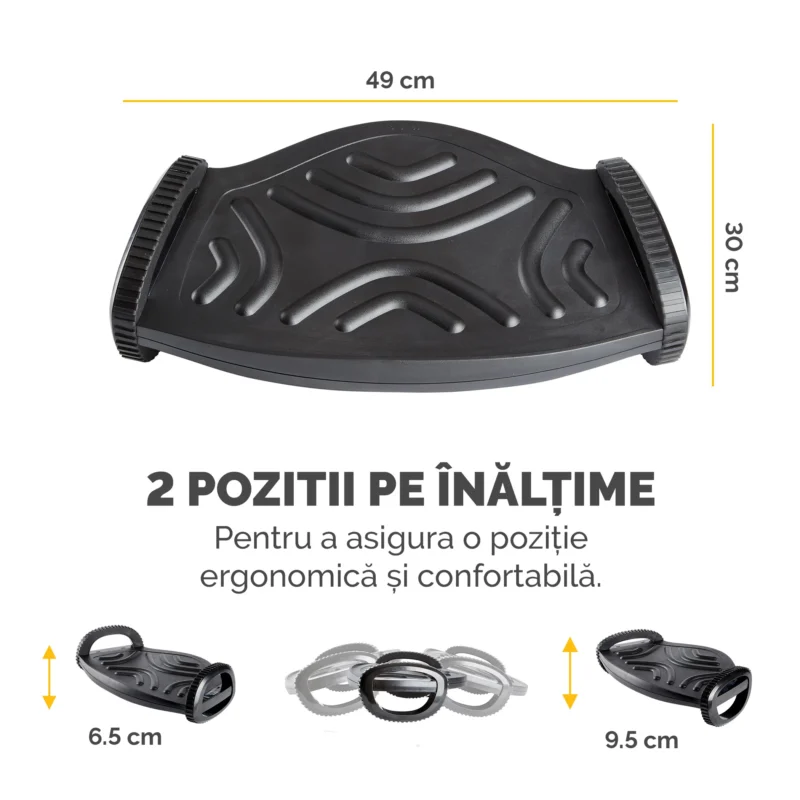 SUPORT ERGONOMIC PENTRU PICIOARE SMART SUITES FELLOWES