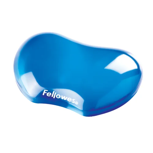 SUPORT INCHEIETURI ALBASTRU GEL CRYSTAL FELLOWES