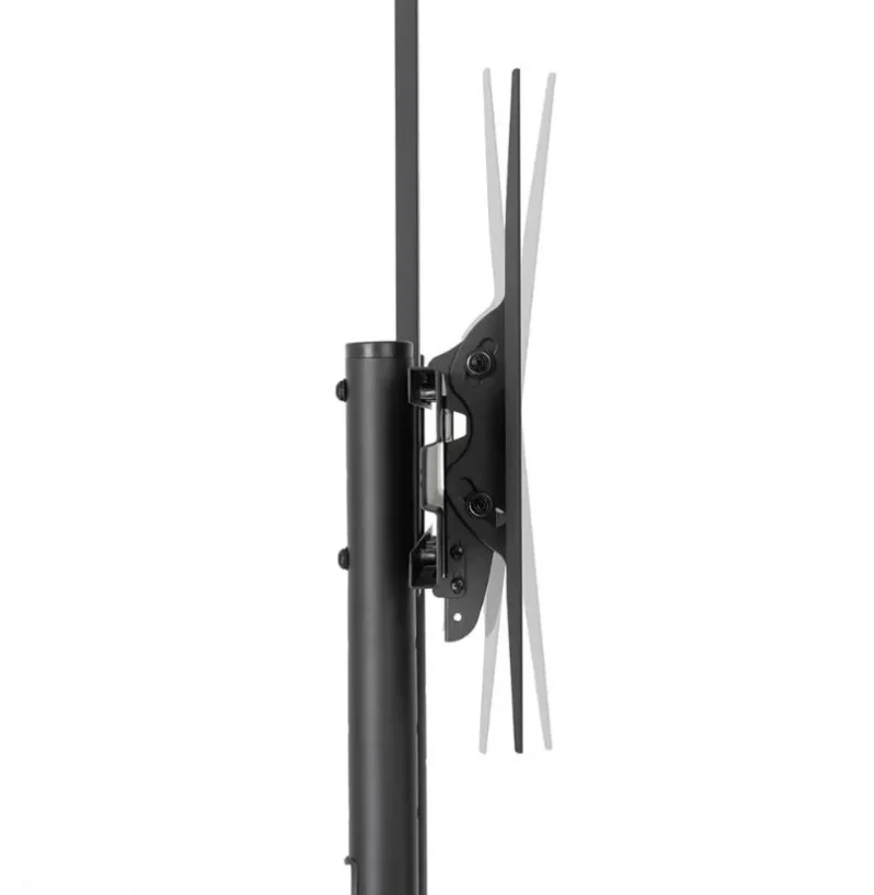 FL50-550BL1_05 Stand podea mobil/fix Neomounts FL50-550BL1; pentru display-uri cu diagonale 37"-70", sistem de prindere VESA 100x100~600x400, greutate maxima suportata 50kg, tilt +5°/-12°, inaltime reglabila manual 1285-1450mm; management cabluri, 2 stalpi; dimensiuni 871x678x1966; culoare negru. Garantie 5 ani