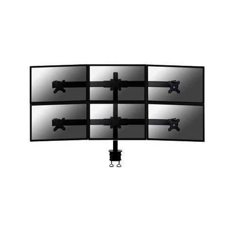 FPMA-D700D6_01 Suport Monitor de Birou, Neomounts by Newstar FPMA-D700D6, 19" - 27", VESA 100x100, suporta pana la 8kg, negru