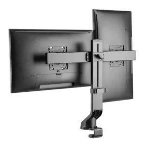 FPMA-D860DBLACK_04 Suport monitor de birou Neomounts FPMA-D860DBLACK; pentru display-uri cu diagonale 10"-27", sistem de prindere VESA 75x75~100x100, suporta 2 ecrane, greutate maxima suportata 7kg per ecran, full motion, tilt +10°, -10°, swivel +10°, -10°, +180°, -180°; gas spring; culoare negru. Garantie 5 ani