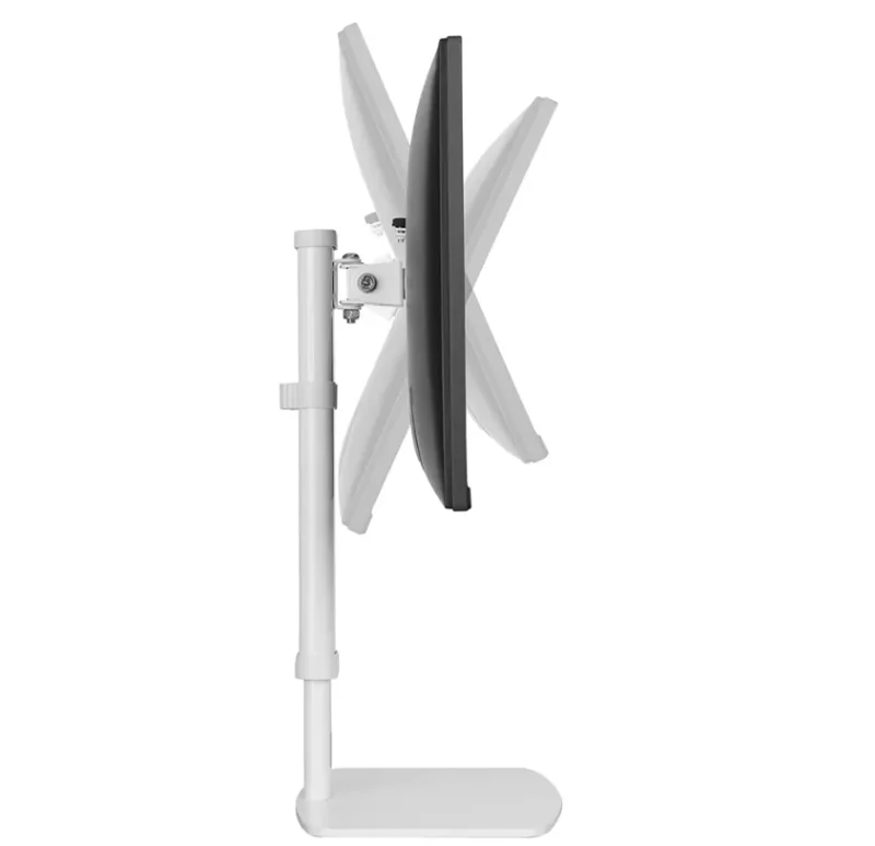 FPMA-D890WHITE_02 Suport dublu monitor de birou Neomounts FPMA-D890WHITE; pentru display- uri cu diagonale 10"-30", sistem de prindere VESA 75x75~100x100, greutate maxima suportata 6kg, full motion, tilt +80°, swivel 60°, rotate 180°; inaltime reglabila manual 360-540mm; culoare negru. Garantie 5 ani