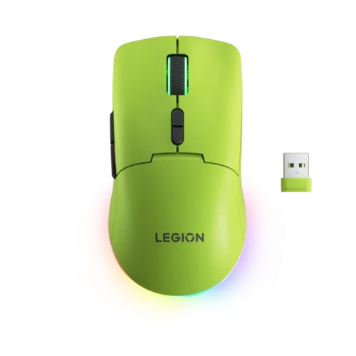 Mouse Gaming Wireless Lenovo Legion M220, 5000 dpi, Verde