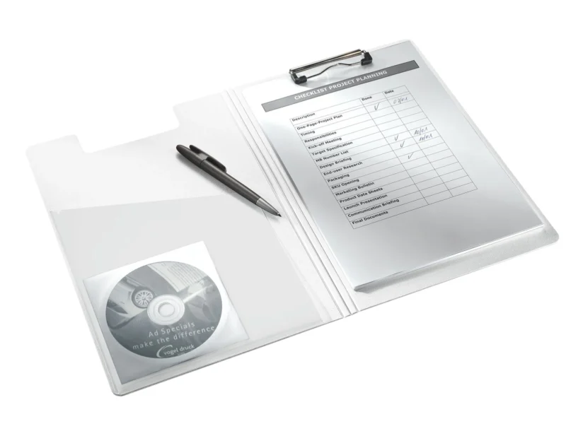CLIPBOARD DUBLU TURCOAZ METALIZAT WOW LEITZ