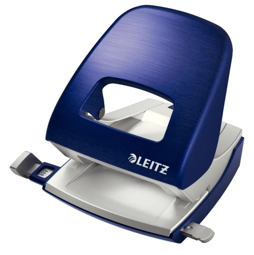 PERFORATOR 30 COLI MODEL 5006 METALIC ALBASTRU-VIOLET STYL LEITZ