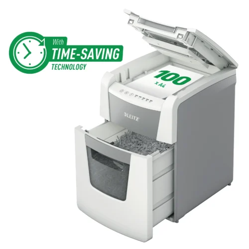 DISTRUGATOR AUTOMAT DOC IQ SMALL OFFICE MICRO-CUT 100 COLI P5 LEITZ