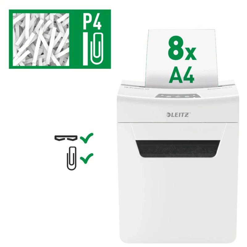DISTRUGATOR DOC IQ PROTECT 8X CROSS-CUT 8 COLI P4 LEITZ