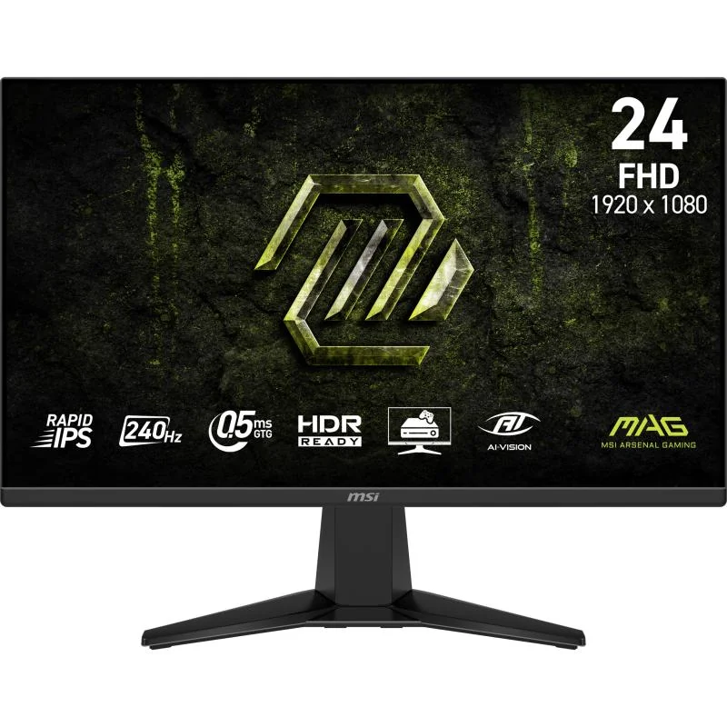Monitor Gaming MSI MAG 255F X24, 24.5", 1920 x 1080 pixeli, Black, 2 ani Garantie