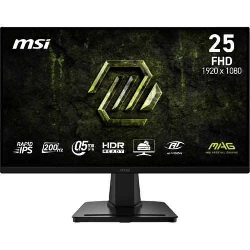 Monitor Gaming MSI MAG 256F E20, 24.5", 1920 x 1080 pixeli, Black, 2 ani Garantie