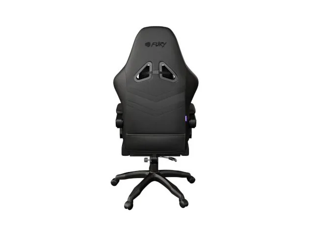 Scaun gaming FURY SHINAI S4, material piele ecologica+fabric, reglabil pe inaltime, greutate maxima suportata 130 kg, inaltime scaun reglabil 43 - 52 cm, spatar ajustabil 180°, dimensiuni roti 50mm, echipat cu piston cu gaz clasa 4, negru