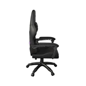 Scaun gaming FURY SHINAI S4, material piele ecologica+fabric, reglabil pe inaltime, greutate maxima suportata 130 kg, inaltime scaun reglabil 43 - 52 cm, spatar ajustabil 180°, dimensiuni roti 50mm, echipat cu piston cu gaz clasa 4, negru