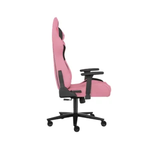 NFG-1928_09 Scaun gaming Genesis Nitro 720, piele ecologica, reglabil pe inaltime, suporta pana la 150 kg, inaltime reglabila 46.5 - 53.5 cm, spatar ajustabil 135°, dimensiuni roti 60mm, negru/roz