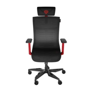 Scaun gaming Genesis Astat 700 G2, material Mesh PureFlow Plus, reglabil pe inaltime, greutate maxima suportata 120 kg, inaltime scaun reglabil 27.5 - 34.5 cm, spatar ajustabil 135°, dimensiuni roti 60mm,  echipat cu piston cu gaz clasa 4, negru/rosu