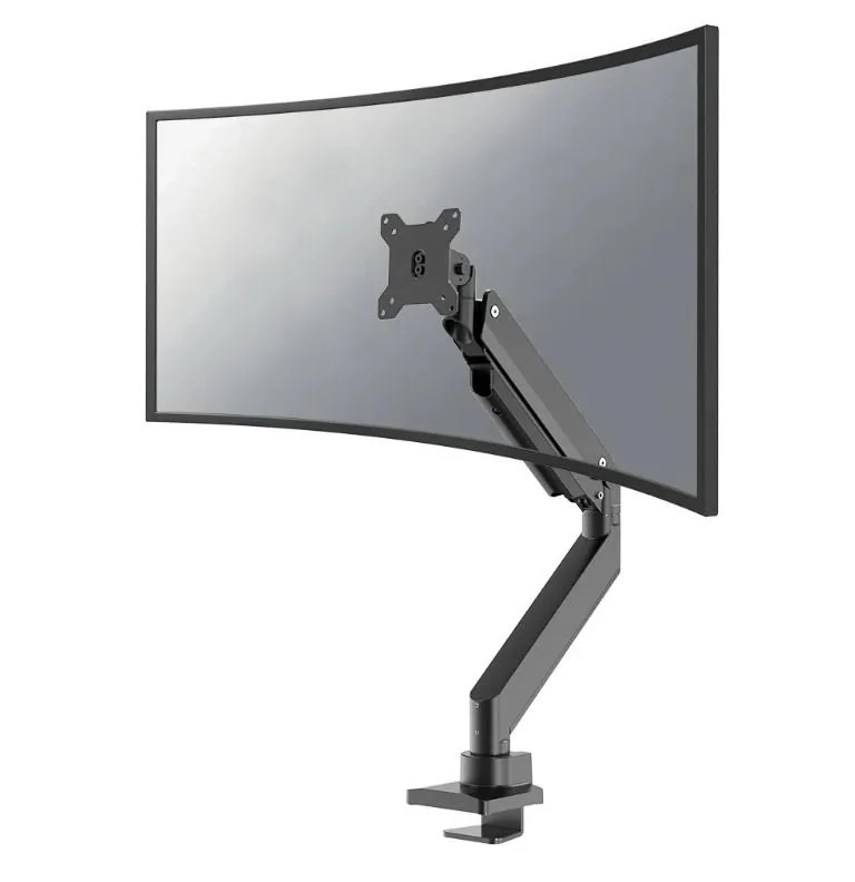 Brat monitor Neomounts NM-D775BLACKPLUS; pentru display-uri cu diagonale 10"-49", sistem de prindere VESA 75x75~100x100, greutate maxima suportata 18kg, full motion, tilt +45°, swivel 180°, rotate 360°; inaltime reglabila manual 270-600mm; culoare negru. Garantie 5 ani