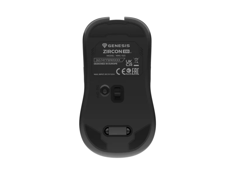 Mouse Gaming Wireless GENESIS Zircon 330, 3600 dpi, Multicolor