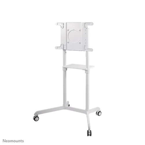 NS-M1250WHITE_02 Stand mobil de podea, Neomounts by Newstar NS-M1250WHITE, 37"-70", VESA max. 600x400, suporta pana la 70kg, inclinatie 5°, rotatie 90°, alb