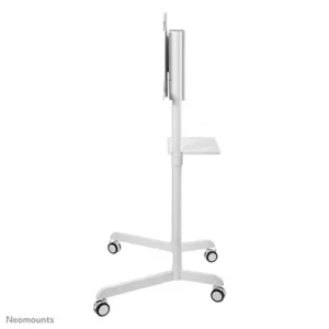 NS-M1250WHITE_04 Stand mobil de podea, Neomounts by Newstar NS-M1250WHITE, 37"-70", VESA max. 600x400, suporta pana la 70kg, inclinatie 5°, rotatie 90°, alb