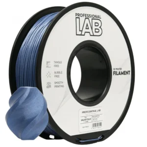 PROF. LAB 3D FILAMENT 1KG PLA GALAXY BLUE, Diametru: 1.75mm, Greutate: 1kg, Temperatura duza: 185C – 215C, Temperatura platforma: 25C – 60C.