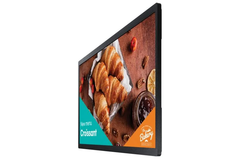 Monitor signage SAMSUNG QB24C, 24", 250nit, 16/7, FHD, 14ms, contrast static 1000:1, mătuire 25%, Tizen 7.0, MagicINFO, stocare 8GB. Temperature sensor, auto source switching & recovery, Button Lock, Hot key option, Plug&Play. Conectivitate: WiFi, BT, 1xHDMI1.4, HDCP2.2, 1xUSB2.0, 1xLAN, 1xRS232C