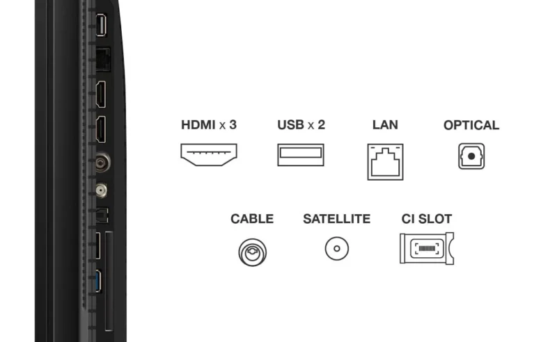 Televizor TCL QLED 43P7K, 108 cm, Smart Google TV, 4K, Clasa F