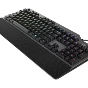 Tastatura gaming mecanica Lenovo Legion K500, iluminare RGB, switch Red, taste multimedia, Iron Grey