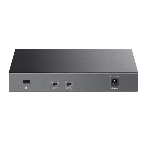 RESIG0000030223_04 TP-LINK 5-PORT GIGABIT SWITCH LS108GP, interfata 8× 10/100/1000Mbps RJ45 Ports (Ports 1–8 supports 802.3af/at PoE+), AUTO Negotiation, AUTO MDI/MDIX, porturi Standard: 802.3 af/at compliant, PoE Ports: Ports 1–8, pana la 30 W PoE output per port, PoE Budget: 62 W, dimensiuni 6.2× 3.9×1.0 in