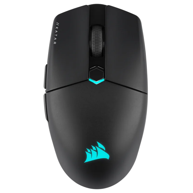 Mouse Gaming CORSAIR KATAR ELITE WIRELESS, 26k DPI, compatibilitate iCUE, 1 memory profile, autonomie de pana la 60 de ore 2.4GHz si de pana la 110 ore bluetooth
