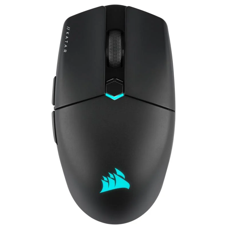 Mouse Gaming CORSAIR KATAR ELITE WIRELESS, 26k DPI, compatibilitate iCUE, 1 memory profile, autonomie de pana la 60 de ore 2.4GHz si de pana la 110 ore bluetooth