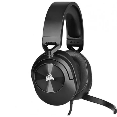 Casti cu microfon Corsair HS55 Surround 7.1, Multi-platform Gaming and Mobile, 20Hz-20KHz, 32ohm, 114db, driver 50mm, negru