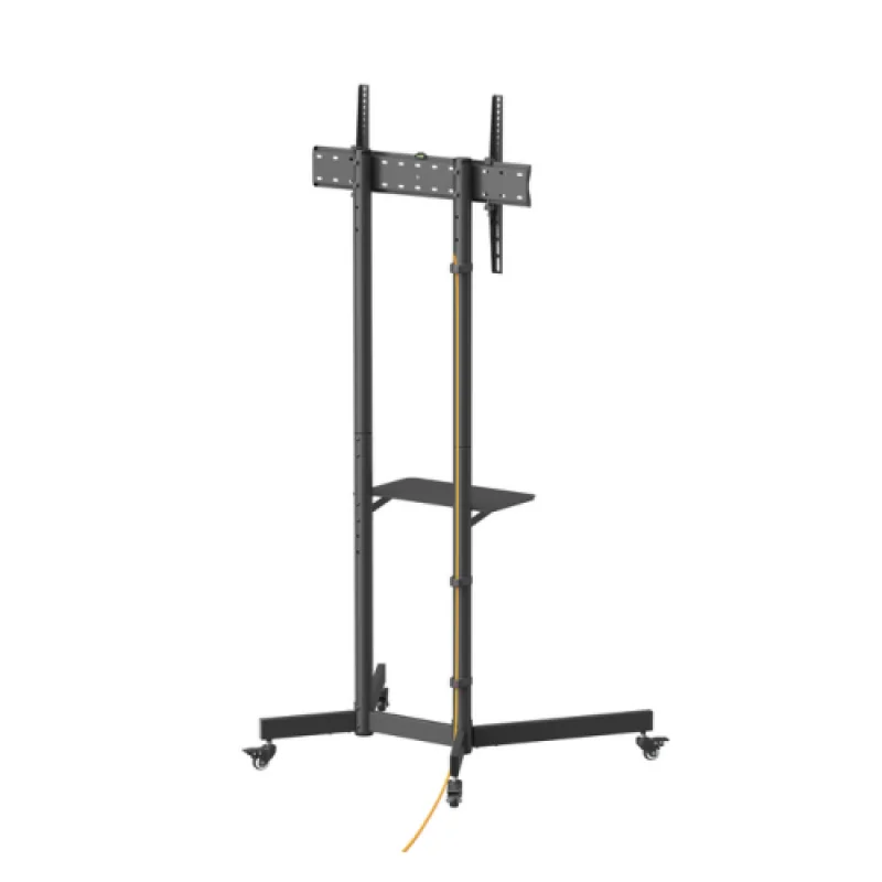 Stand TV Akai ST3670, compatibil pentru ecrane cu dimensiuni cuprinse intre 37" și 70”, VESA 600x400, inclinare +12° ~ -12°, interval inaltime 108mm (4.3"), negru