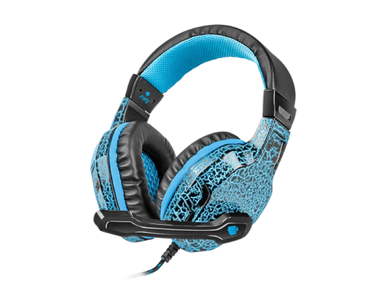 Casti cu fir FURY HELLCAT, imopendanta 32 Ohm, frecventa raspuns 20 - 20000 Hz, albastru