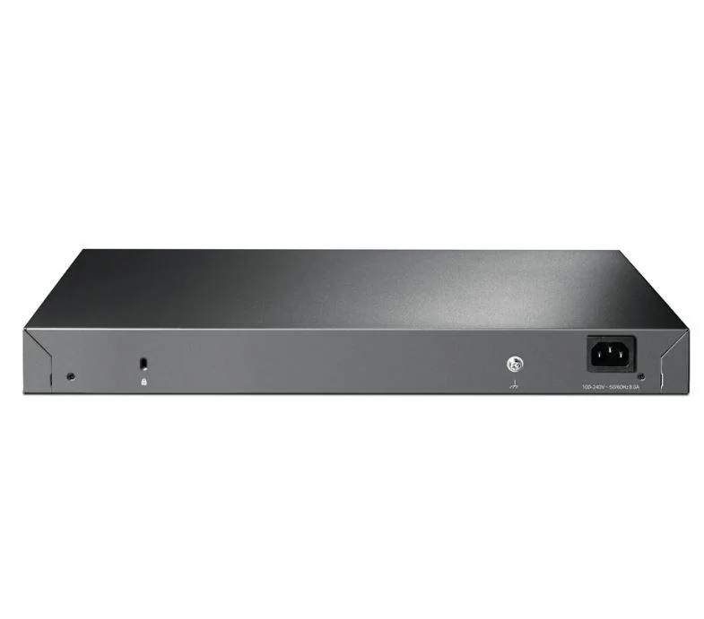 "JetStream™ 48-Port Gigabit and 4-Port 10GE SFP+ L2+ Managed Switch with 48-Port PoE+ PORT: 48× Gigabit PoE+ Ports, 4× 10G SFP+ Slots, RJ45/Micro-USB Console Port SPEC: 802.3at/af, 500 W PoE Power, 1U 19-inch Rack-mountable Steel Case FEATURE: Integration with JetStream™ SDN Controller,Static
