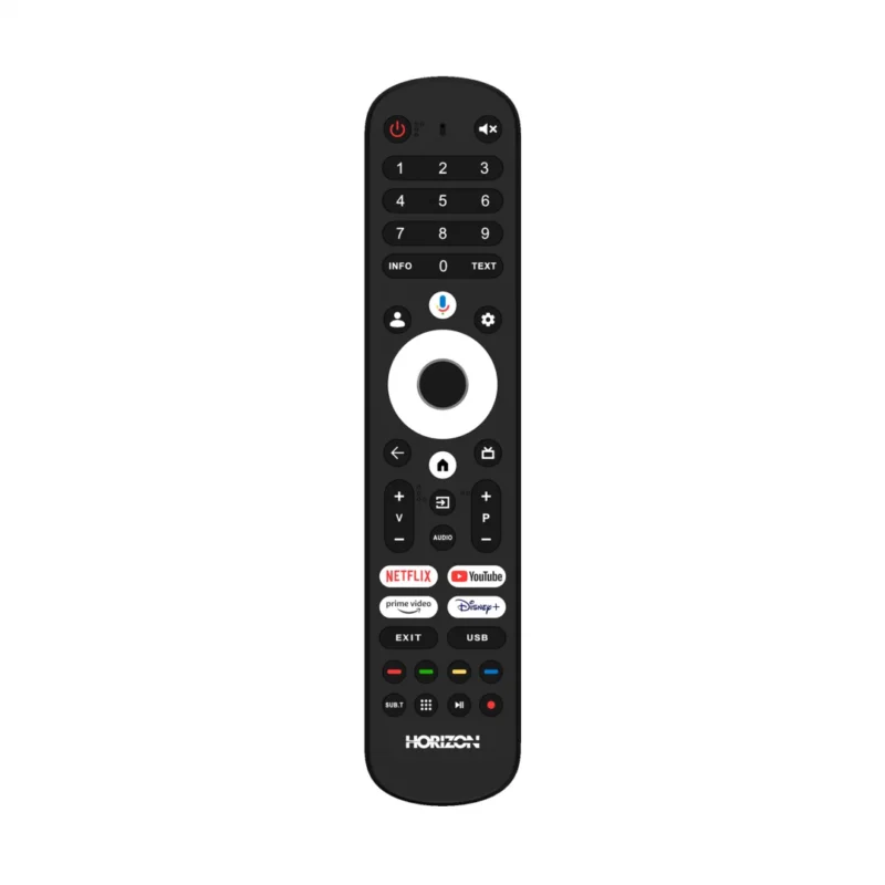 LED TV HORIZON 32HL7590H/D, 32" D-LED, HD (720p), CME 200Hz, DVB- S2/T2/C, Contrast 3000:1, 250 cd/m2, Google TV, Google Cast + Google Assistant + BT5.0, 1x LAN (RJ45), 1x CI+, 3x HDMI (v1.4), 2x USB (v2.0), 1x Optic, VESA 100 x 100 mm, M6, Double Neck-Foot Stand, Black